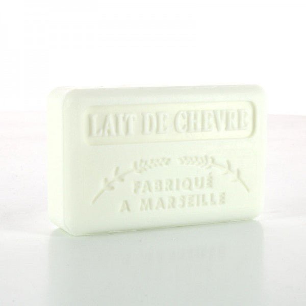 French Marseille Soap Lait de Chevre (Goat Milk) 125g - Eco Natural Products - FouFour - Savon de Marseille - Bar Soap