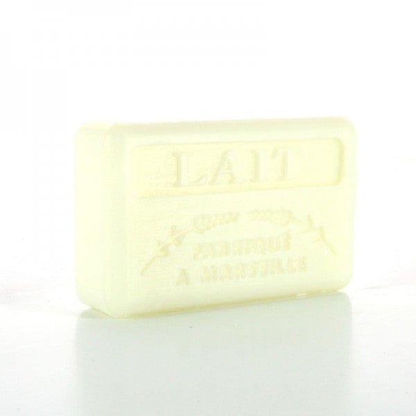 French Marseille Soap Lait (Milk) 125g - Eco Natural Products - FouFour - Savon de Marseille - Bar Soap