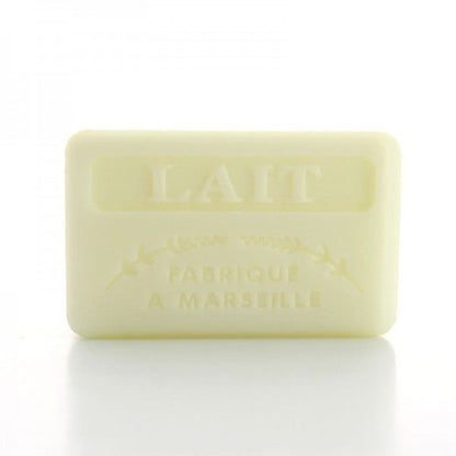 French Marseille Soap Lait (Milk) 125g - FouFour - Savon de Marseille - Bar Soap - Eco Natural Products