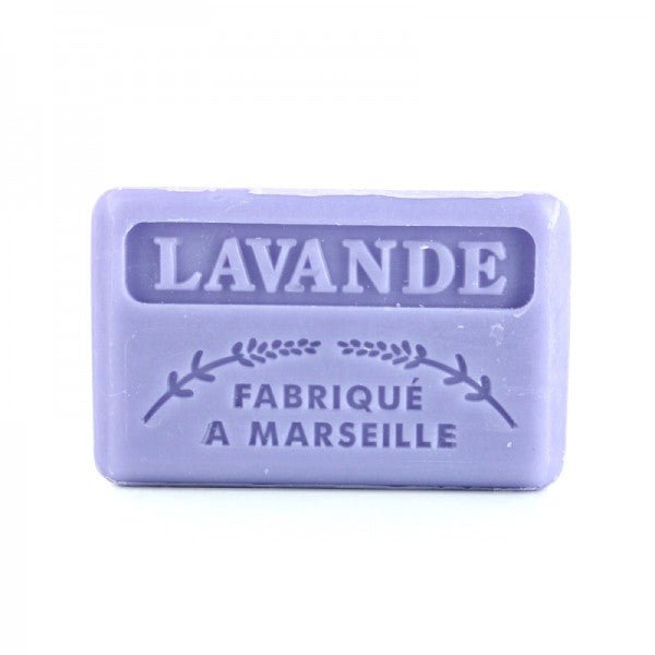 French Marseille Soap Lavande (Lavender) 60g - FouFour - Savon de Marseille - Bar Soap - Eco Natural Products
