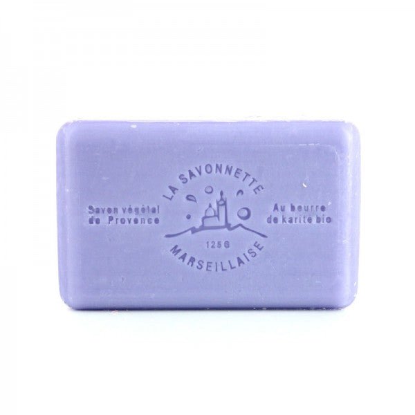 French Marseille Soap Lavende (Lavander) 125g - FouFour - Savon de Marseille - Bar Soap - Eco Natural Products