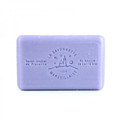 French Marseille Soap Lavende (Lavander) 125g - FouFour - Savon de Marseille - Bar Soap - Eco Natural Products