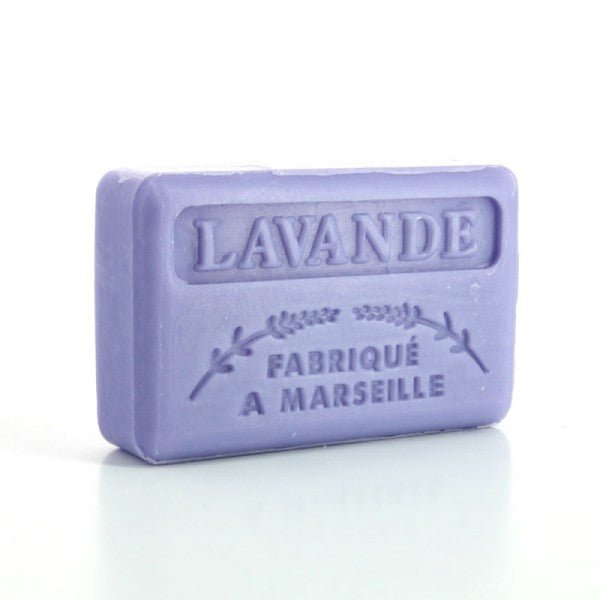 French Marseille Soap Lavende (Lavander) 125g - FouFour - Savon de Marseille - Bar Soap - Eco Natural Products