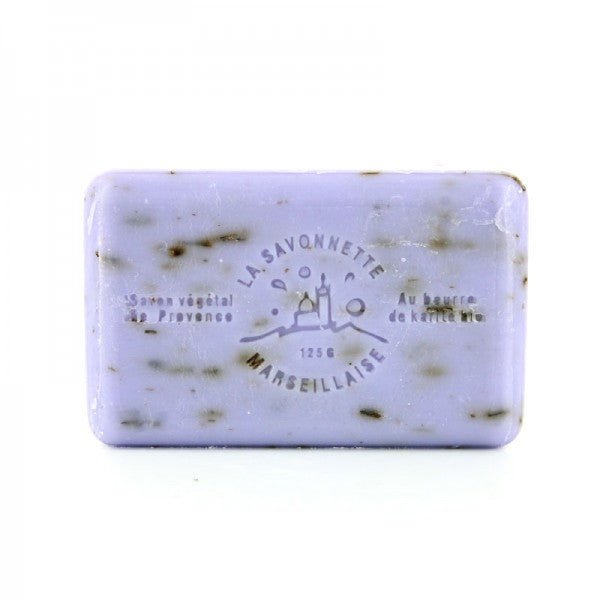 French Marseille Soap Lavender Flowers 125g - FouFour - Savon de Marseille - Bar Soap - Eco Natural Products