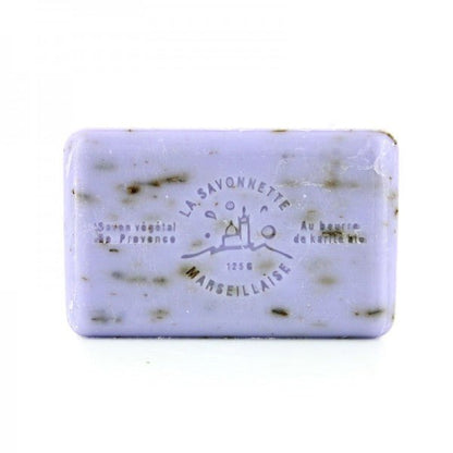 French Marseille Soap Lavender Flowers 125g - FouFour - Savon de Marseille - Bar Soap - Eco Natural Products