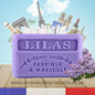 French Marseille Soap Lilas (Lilac) 125g - FouFour - Savon de Marseille - Bar Soap - Eco Natural Products