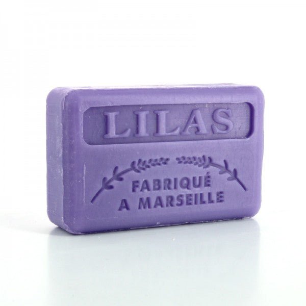 French Marseille Soap Lilas (Lilac) 125g - FouFour - Savon de Marseille - Bar Soap - Eco Natural Products