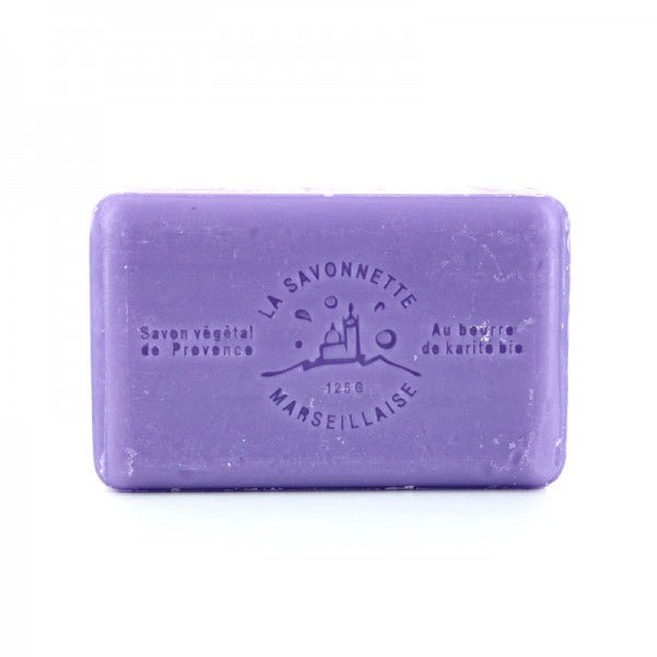 French Marseille Soap Lilas (Lilac) 125g - Eco Natural Products - FouFour - Savon de Marseille - Bar Soap