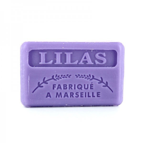 French Marseille Soap Lilas (Lilac) 125g - Eco Natural Products - FouFour - Savon de Marseille - Bar Soap