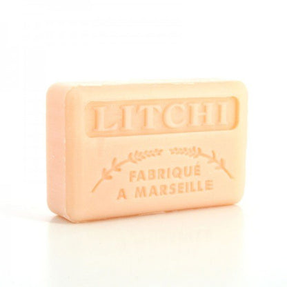 French Marseille Soap Litchi (Lychee) 125g - FouFour - Savon de Marseille - Bar Soap - Eco Natural Products