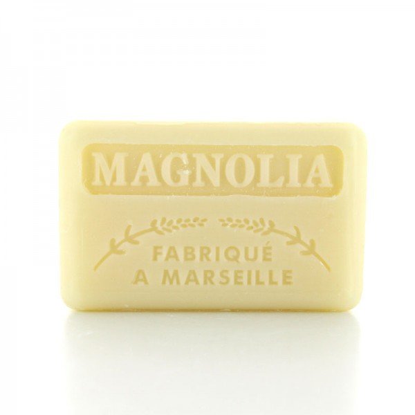 French Marseille Soap Magnolia 125g - Eco Natural Products - FouFour - Savon de Marseille - Bar Soap