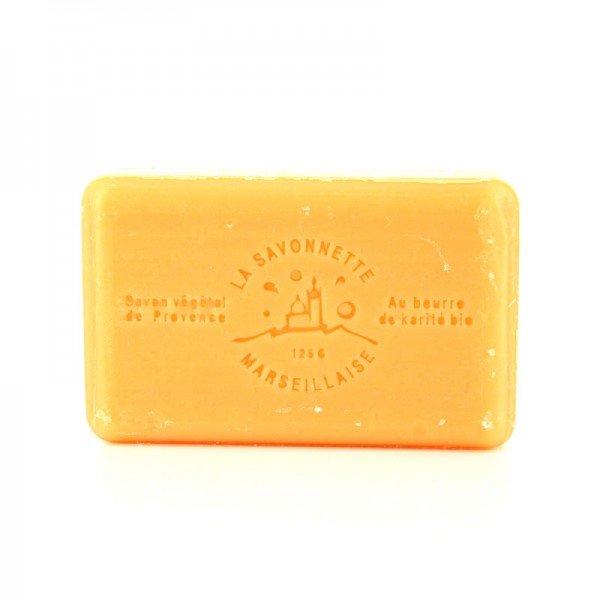 French Marseille Soap Mandarine 125g - FouFour - Savon de Marseille - Bar Soap - Eco Natural Products