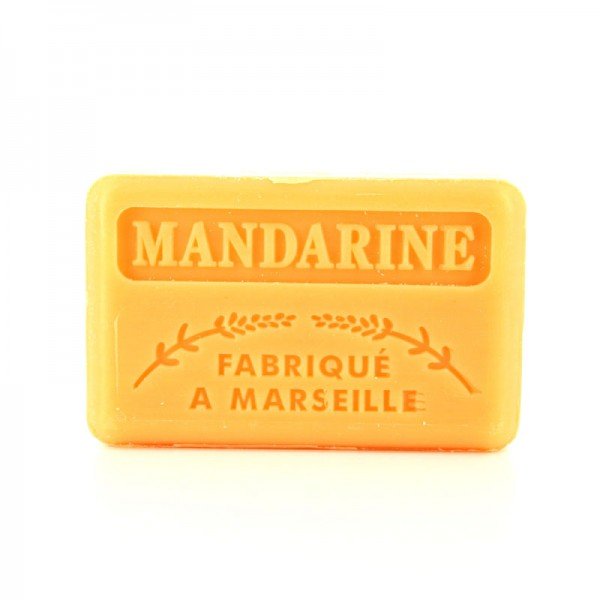 French Marseille Soap Mandarine 125g - Eco Natural Products - FouFour - Savon de Marseille - Bar Soap