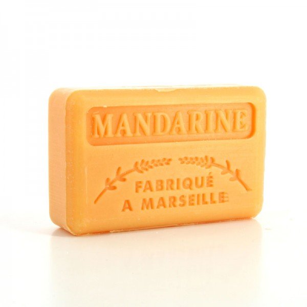 French Marseille Soap Mandarine 125g - Eco Natural Products - FouFour - Savon de Marseille - Bar Soap