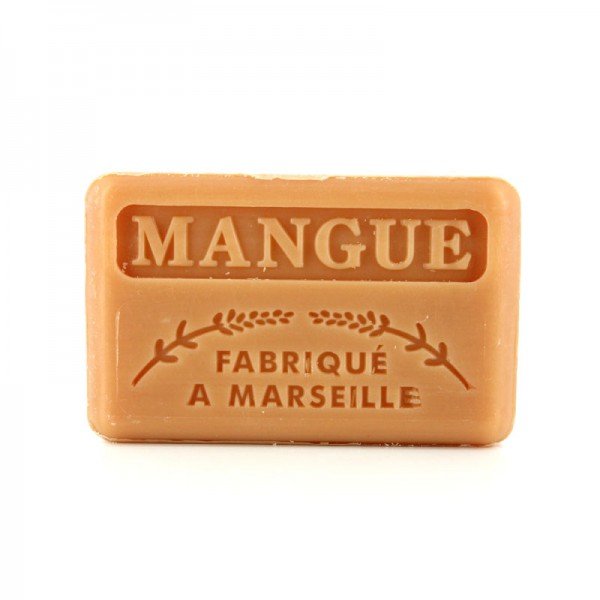 French Marseille Soap Mango (Mangue) 125g - FouFour - Savon de Marseille - Bar Soap - Eco Natural Products