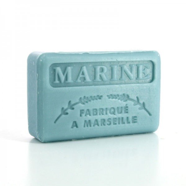 French Marseille Soap Marine (Navy) 125g - Eco Natural Products - FouFour - Savon de Marseille - Bar Soap