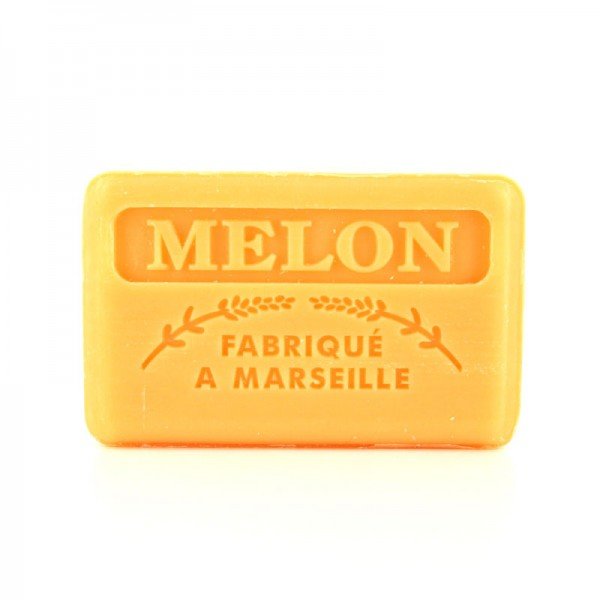 French Marseille Soap Melon 125g - Eco Natural Products - FouFour - Savon de Marseille - Bar Soap