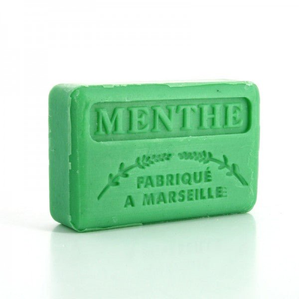 French Marseille Soap Menthe (Mint) 125g - FouFour - Savon de Marseille - Bar Soap - Eco Natural Products