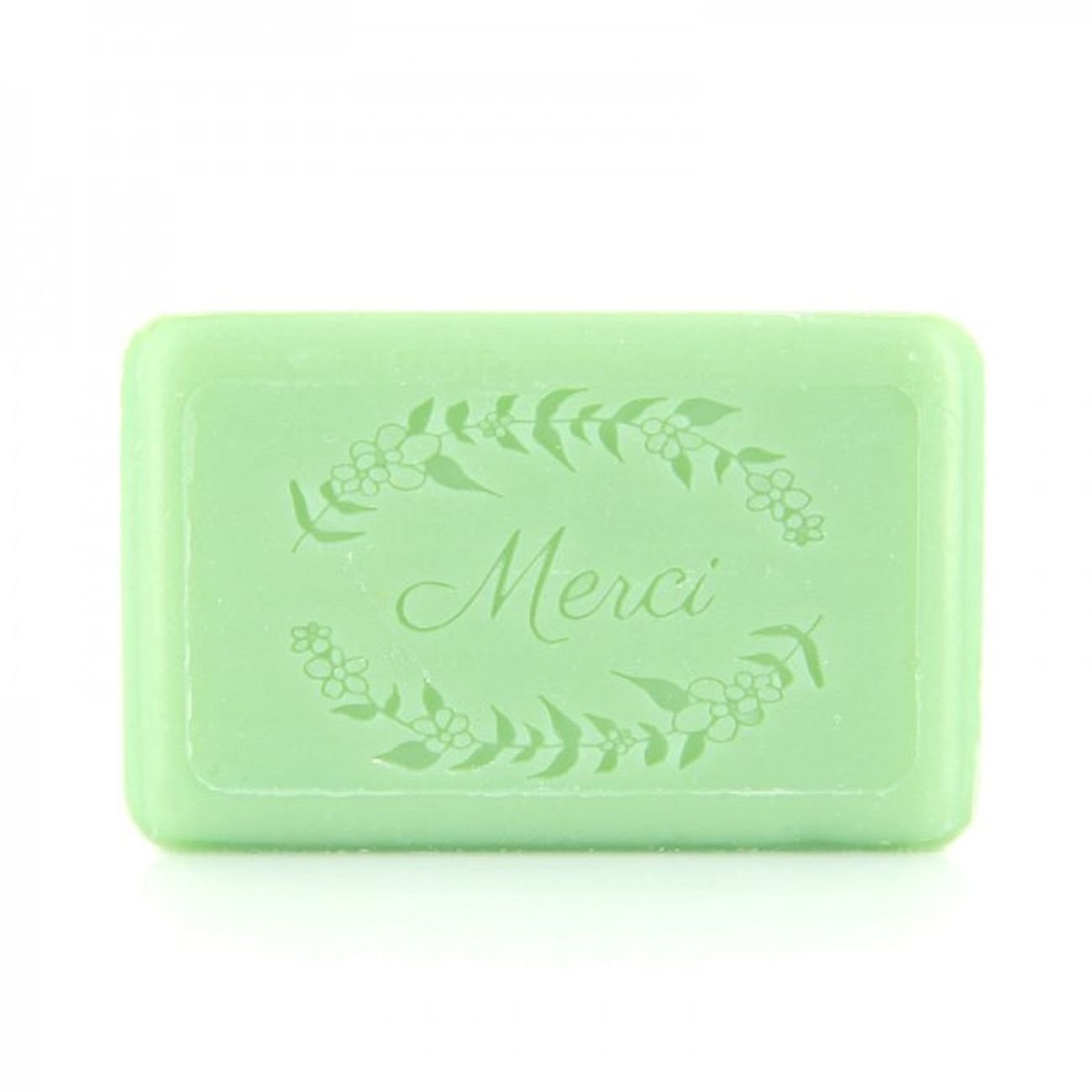 French Marseille Soap Merci (Citron Verveine) 125g - Eco Natural Products - FouFour - Savon de Marseille - Bar Soap