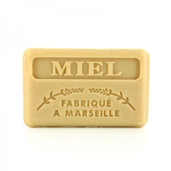 French Marseille Soap Miel (Honey) 125g - FouFour - Savon de Marseille - Bar Soap - Eco Natural Products