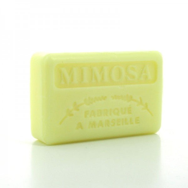 French Marseille Soap Mimosa 125g - Eco Natural Products - FouFour - Savon de Marseille - Bar Soap