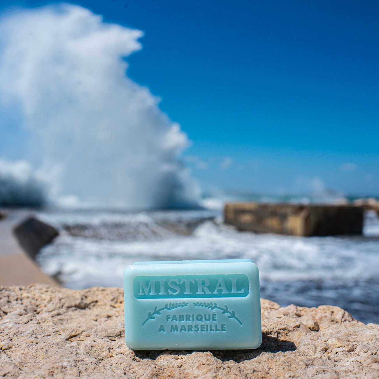 French Marseille Soap Mistral 125g - Eco Natural Products - FouFour - Savon de Marseille - Bar Soap