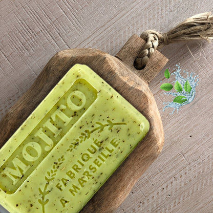 French Marseille Soap Mojito 125g - FouFour - Savon de Marseille - Bar Soap - Eco Natural Products
