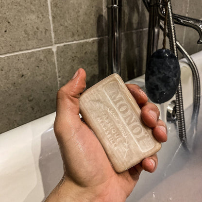French Marseille Soap Monoi 125g - FouFour - Savon de Marseille - Bar Soap - Eco Natural Products