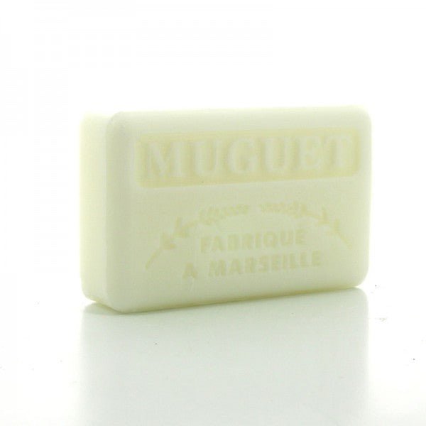 French Marseille Soap Muguet (Lily of The Valley) 125g - Eco Natural Products - FouFour - Savon de Marseille - Bar Soap