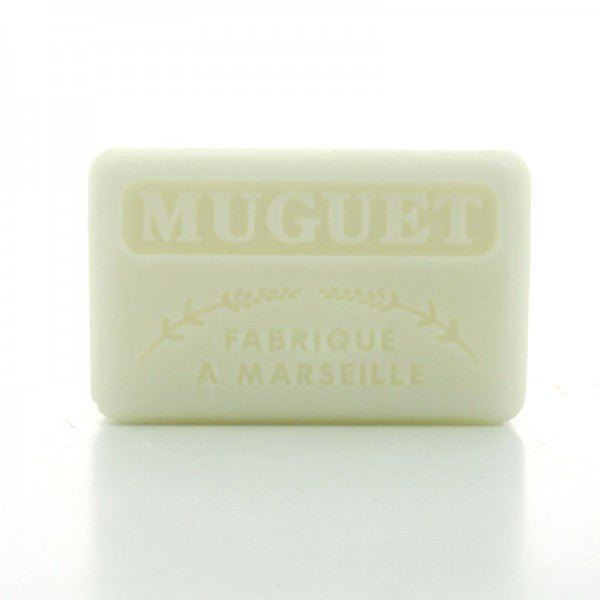 French Marseille Soap Muguet (Lily of The Valley) 125g - Eco Natural Products - FouFour - Savon de Marseille - Bar Soap