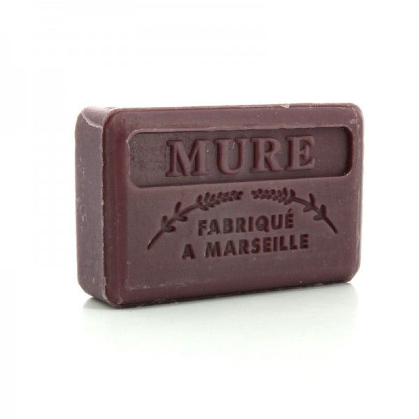 French Marseille Soap Mure (Blackberry) 125g - FouFour - Savon de Marseille - Bar Soap - Eco Natural Products