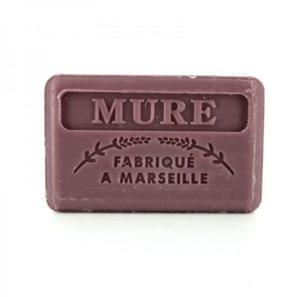 French Marseille Soap Mure (Blackberry) 125g - FouFour - Savon de Marseille - Bar Soap - Eco Natural Products