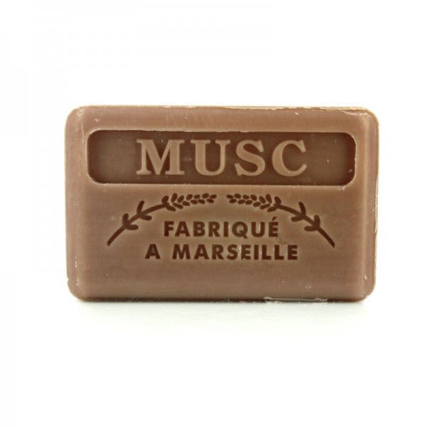 French Marseille Soap Musc (Musk) 125g - Eco Natural Products - FouFour - Savon de Marseille - Bar Soap