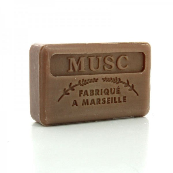 French Marseille Soap Musc (Musk) 125g - Eco Natural Products - FouFour - Savon de Marseille - Bar Soap