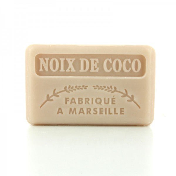 French Marseille Soap Noix de Coco (Coconut) 125g - Eco Natural Products - FouFour - Savon de Marseille - Bar Soap