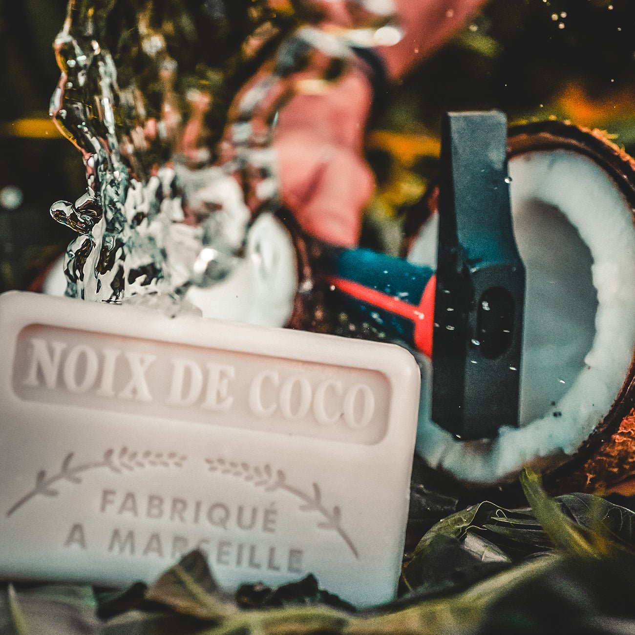 French Marseille Soap Noix de Coco (Coconut) 125g - Eco Natural Products - FouFour - Savon de Marseille - Bar Soap