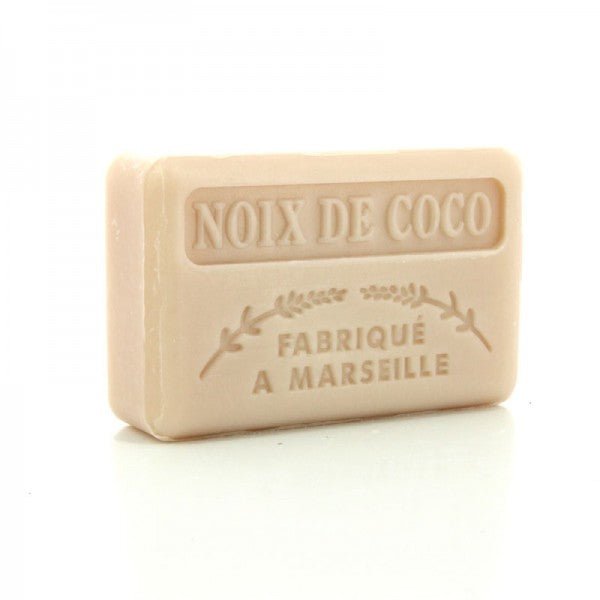 French Marseille Soap Noix de Coco (Coconut) 125g - Eco Natural Products - FouFour - Savon de Marseille - Bar Soap