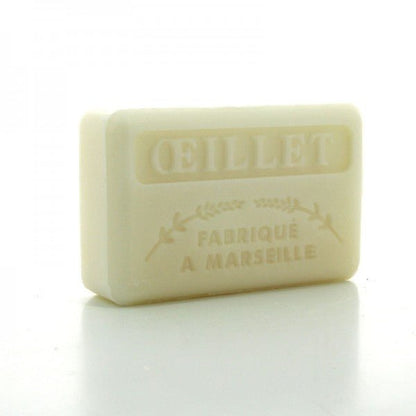 French Marseille Soap Oeillet (Carnation) 125g - FouFour - Savon de Marseille - Bar Soap - Eco Natural Products