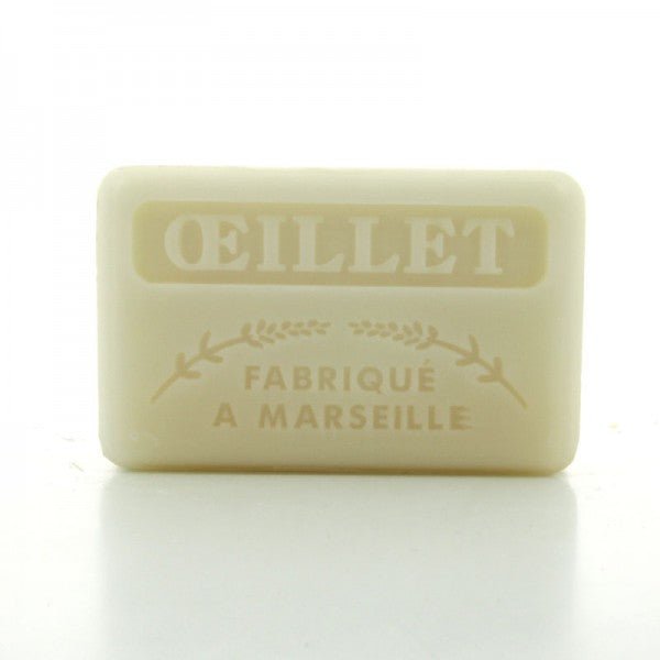 French Marseille Soap Oeillet (Carnation) 125g - FouFour - Savon de Marseille - Bar Soap - Eco Natural Products