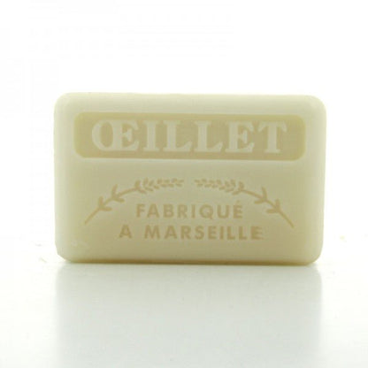 French Marseille Soap Oeillet (Carnation) 125g - FouFour - Savon de Marseille - Bar Soap - Eco Natural Products