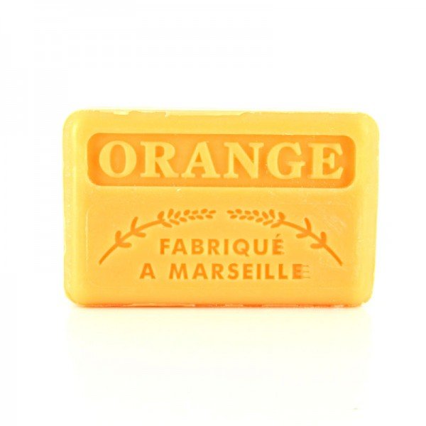 French Marseille Soap Orange 125g - Eco Natural Products - FouFour - Savon de Marseille - Bar Soap