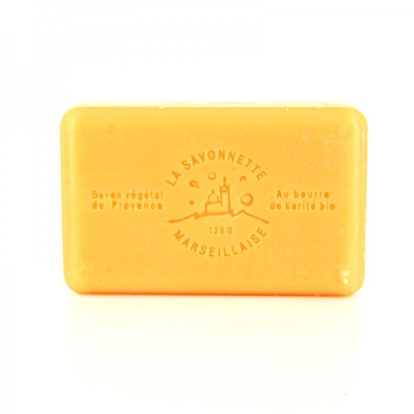 French Marseille Soap Orange 125g - Eco Natural Products - FouFour - Savon de Marseille - Bar Soap