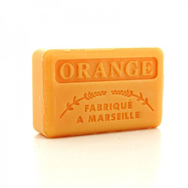 French Marseille Soap Orange 125g - FouFour - Savon de Marseille - Bar Soap - Eco Natural Products