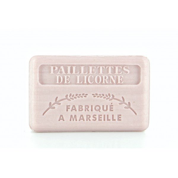 French Marseille Soap Paillettes de Licorne (Unicorn Sparkles) 125g - Eco Natural Products - FouFour - Savon de Marseille - Bar Soap