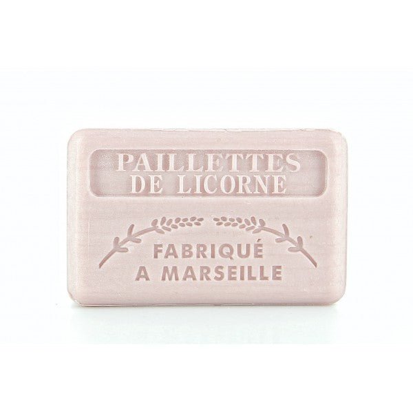 French Marseille Soap Paillettes de Licorne (Unicorn Sparkles) 125g - FouFour - Savon de Marseille - Bar Soap - Eco Natural Products