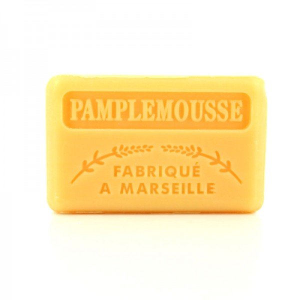 French Marseille Soap Pamplemousse (Grapefruit) 125g - FouFour - Savon de Marseille - Bar Soap - Eco Natural Products