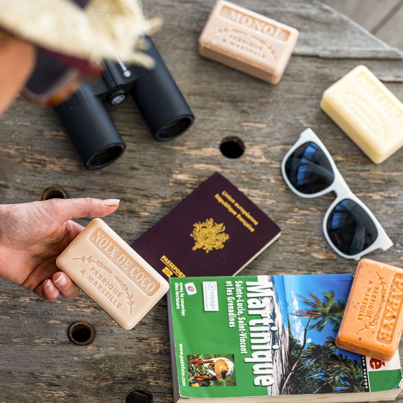 French Marseille Soap Papaye (Papaya) 125g - FouFour - Savon de Marseille - Bar Soap - Eco Natural Products