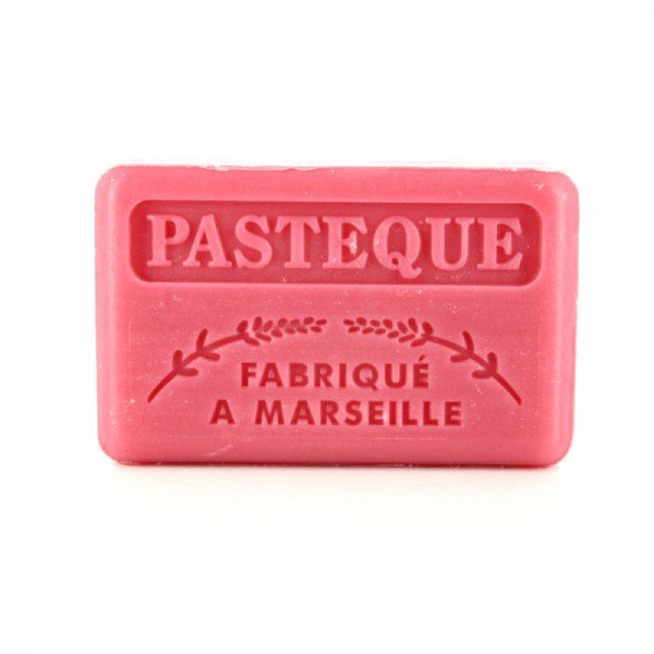 French Marseille Soap Pasteque (Watermelon) 125g - FouFour - Savon de Marseille - Bar Soap - Eco Natural Products