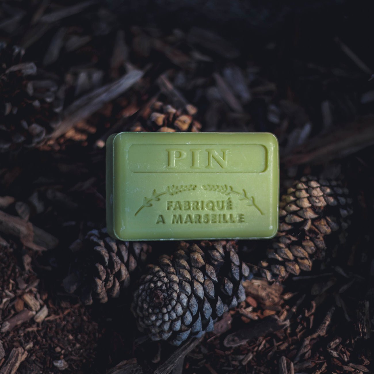 French Marseille Soap Pin (Pine) 125g - FouFour - Savon de Marseille - Bar Soap - Eco Natural Products