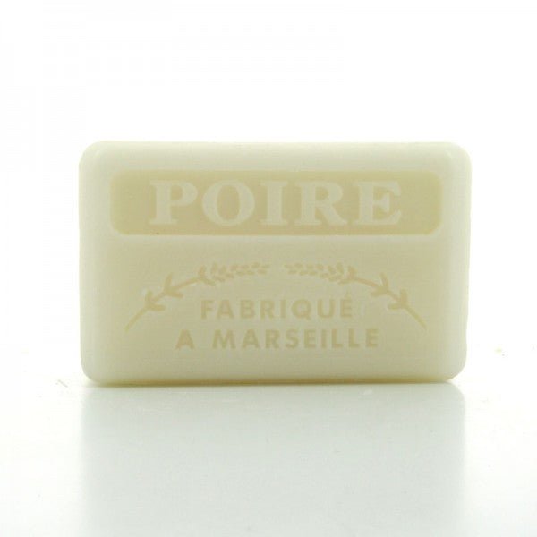 French Marseille Soap Poire (Pear) 125g - Eco Natural Products - FouFour - Savon de Marseille - Bar Soap